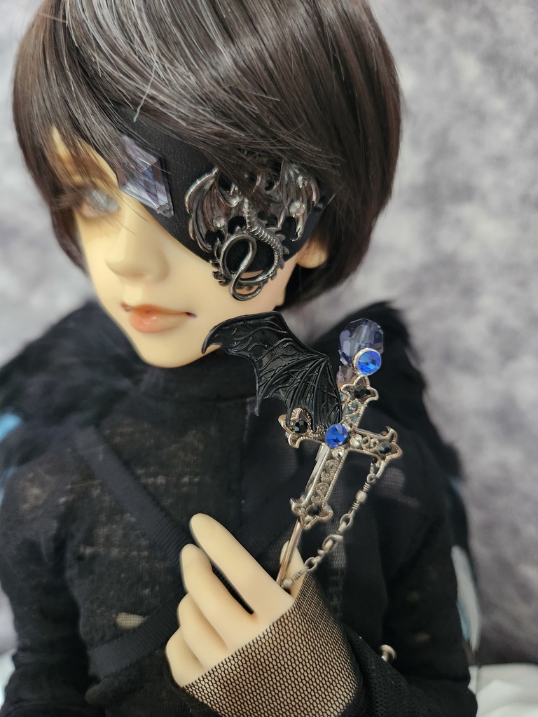 魔法杖（スティック）ー片羽根ブラックバットー