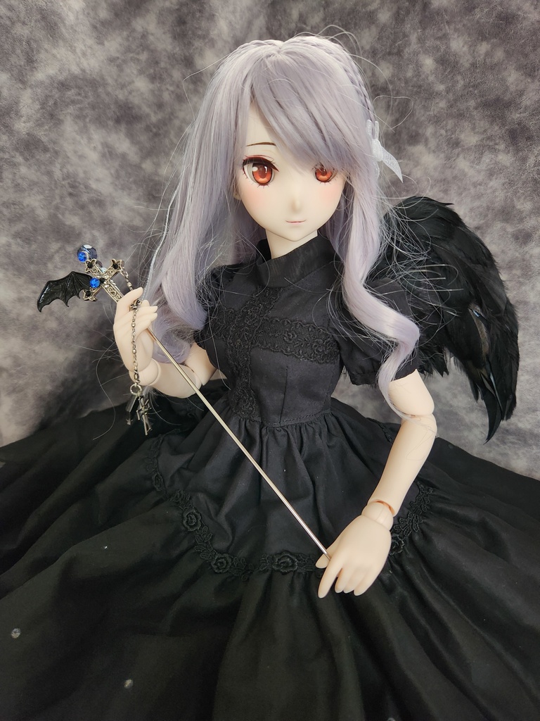 魔法杖（スティック）ー片羽根ブラックバットー