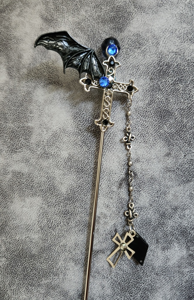 魔法杖（スティック）ー片羽根ブラックバットー