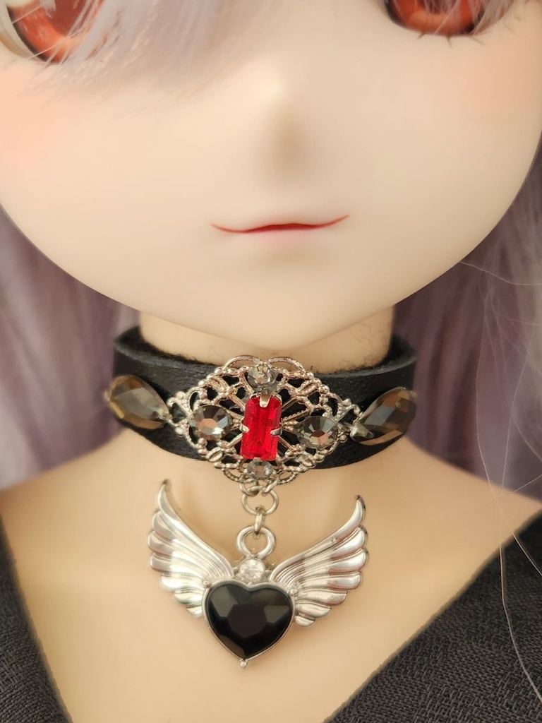 チョーカー　ブラックハート
