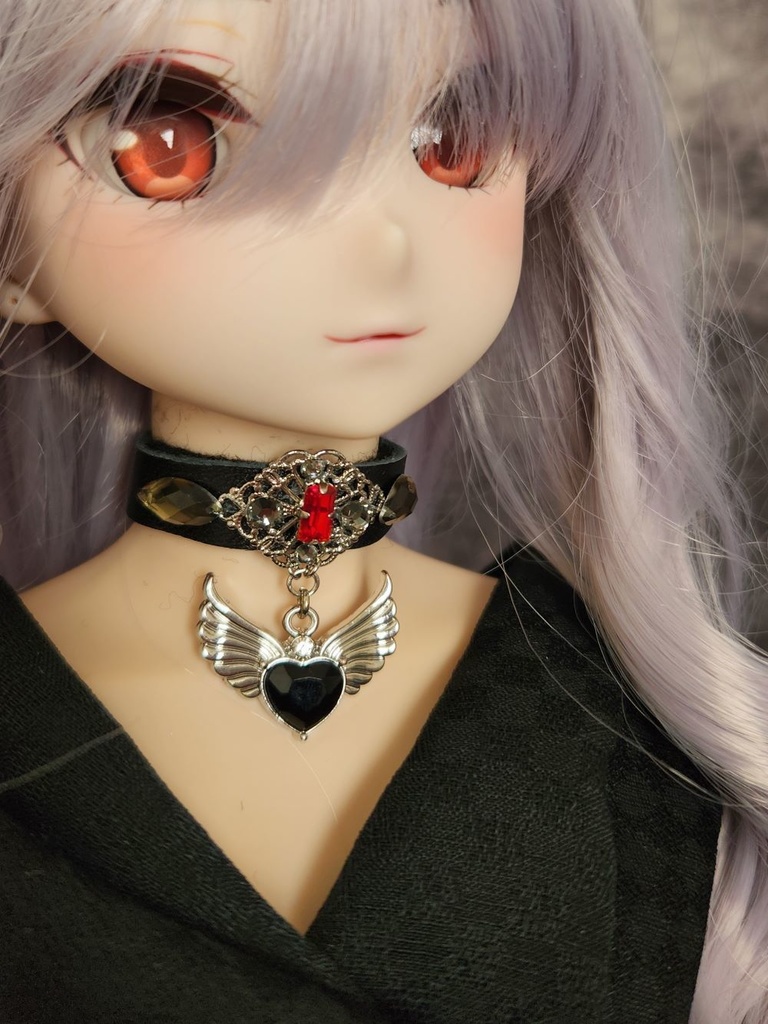 チョーカー　ブラックハート
