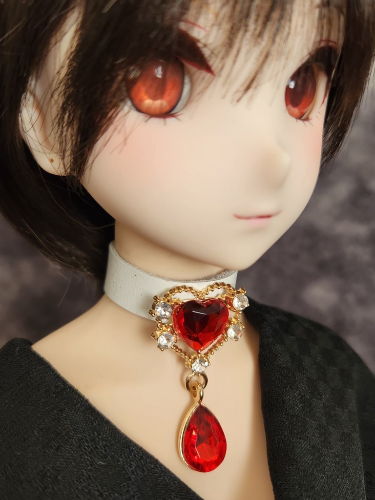 チョーカー　ホワイトレッド