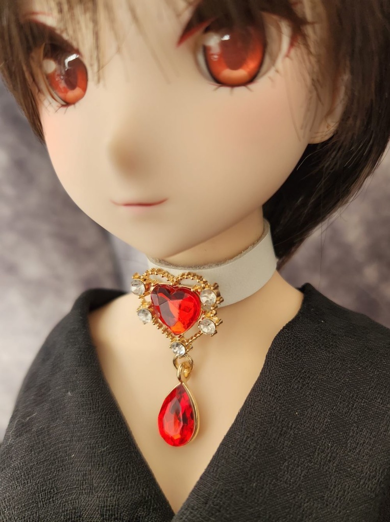 チョーカー　ホワイトレッド