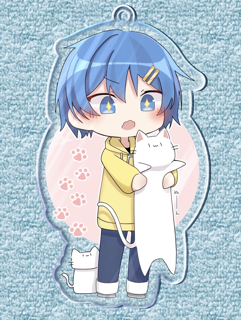 優くんとねこぬーんアクキー