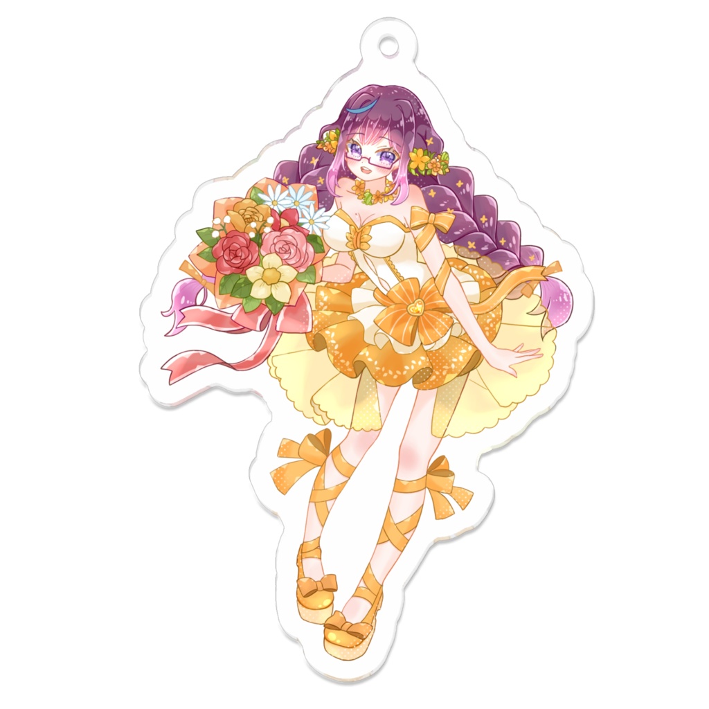 【絶叫ちぃちゃん活動5周年グッズ】アクリルキーホルダー
