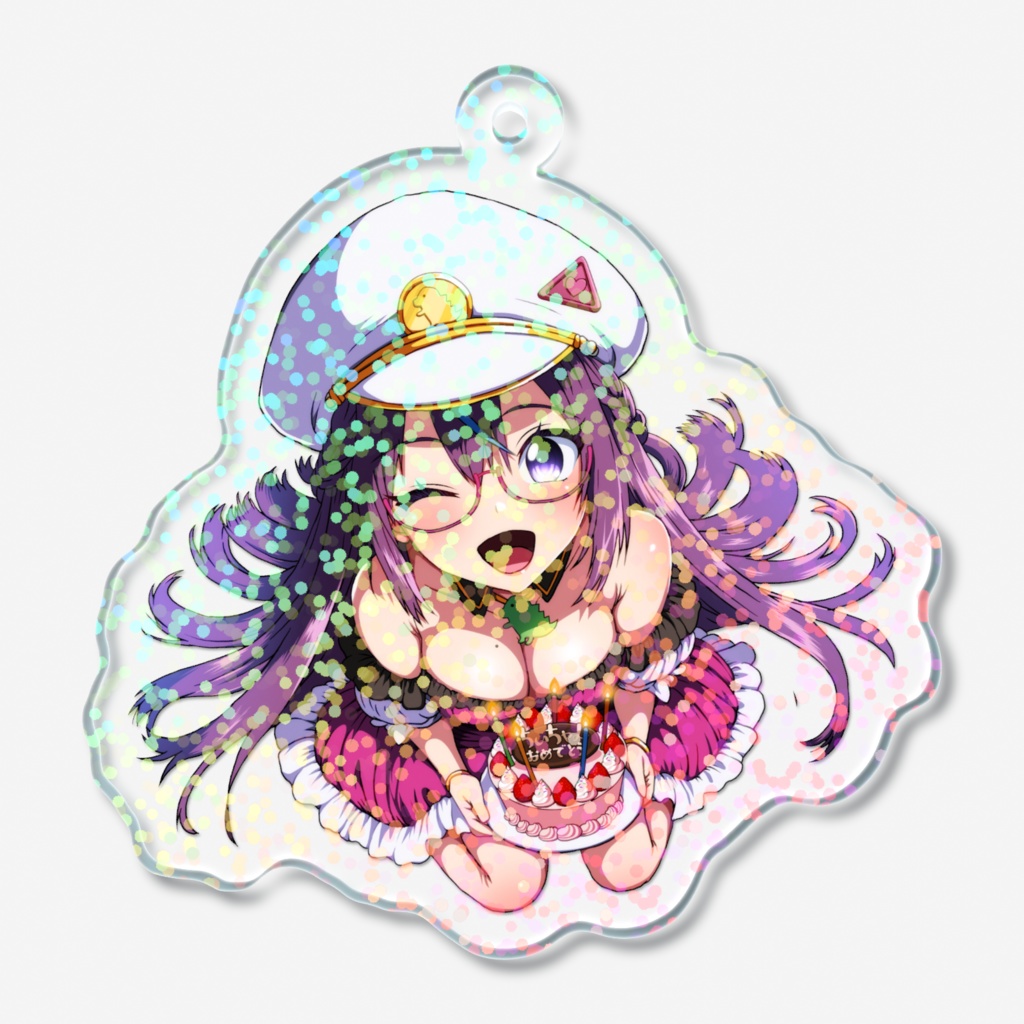 【絶叫ちぃちゃん生誕祭グッズ】ホログラムアクリルキーホルダー2025