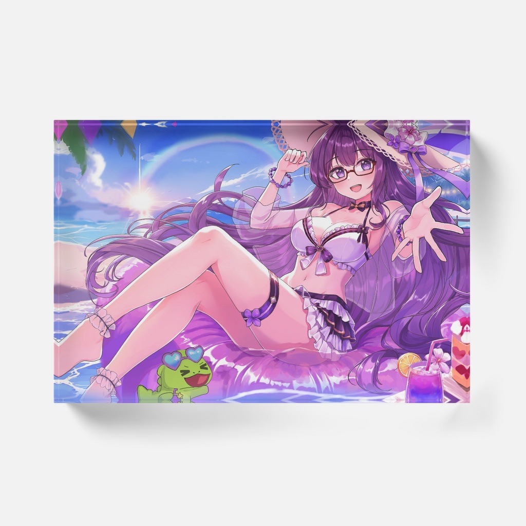 【絶叫ちぃちゃん活動6周年グッズ】アクリルブロック