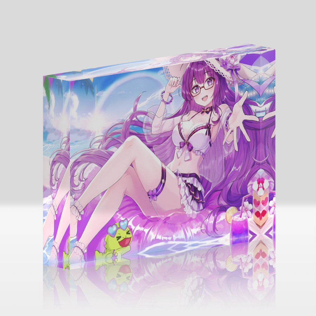 【絶叫ちぃちゃん活動6周年グッズ】アクリルブロック