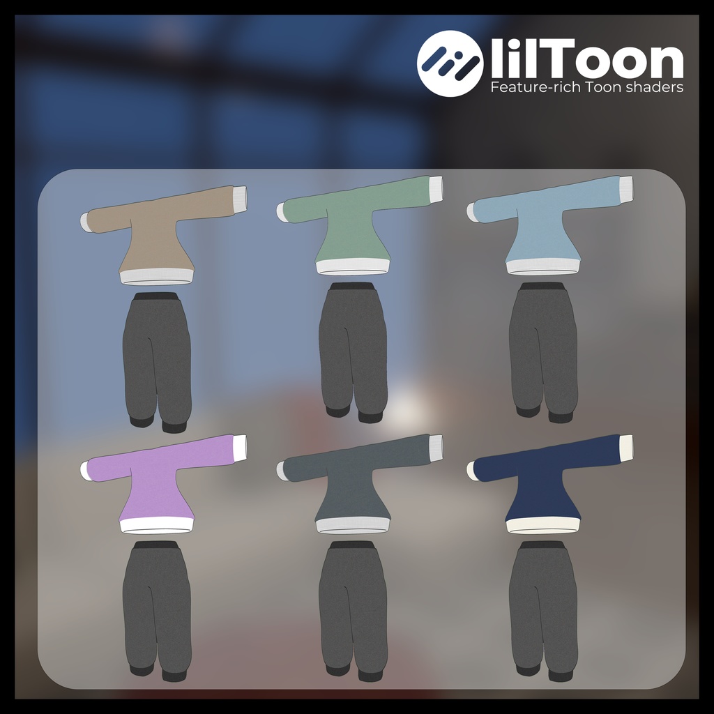 へやゆるトップス【えも研素体対応!!】