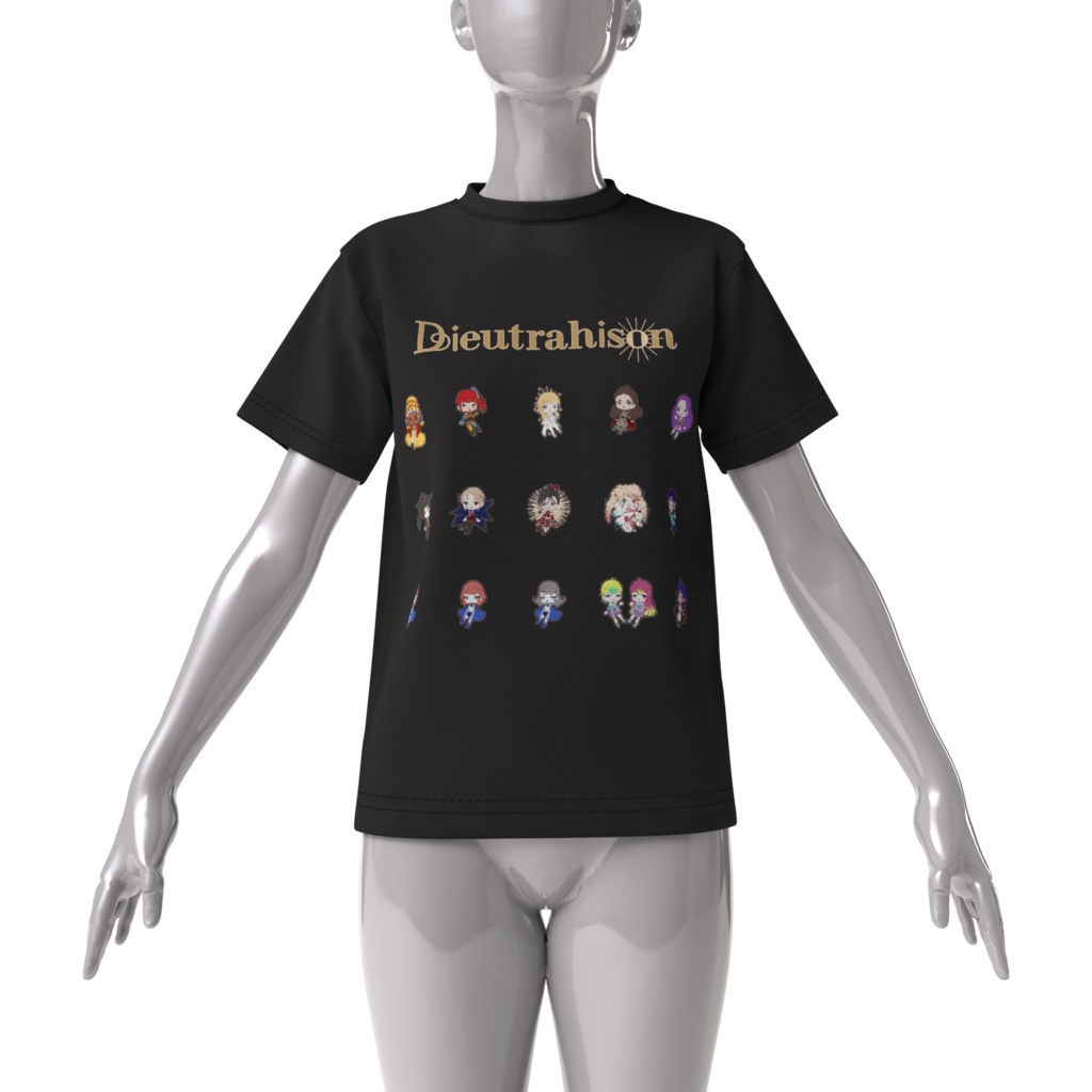 Dieutrahison_ビックシルエットTシャツ②