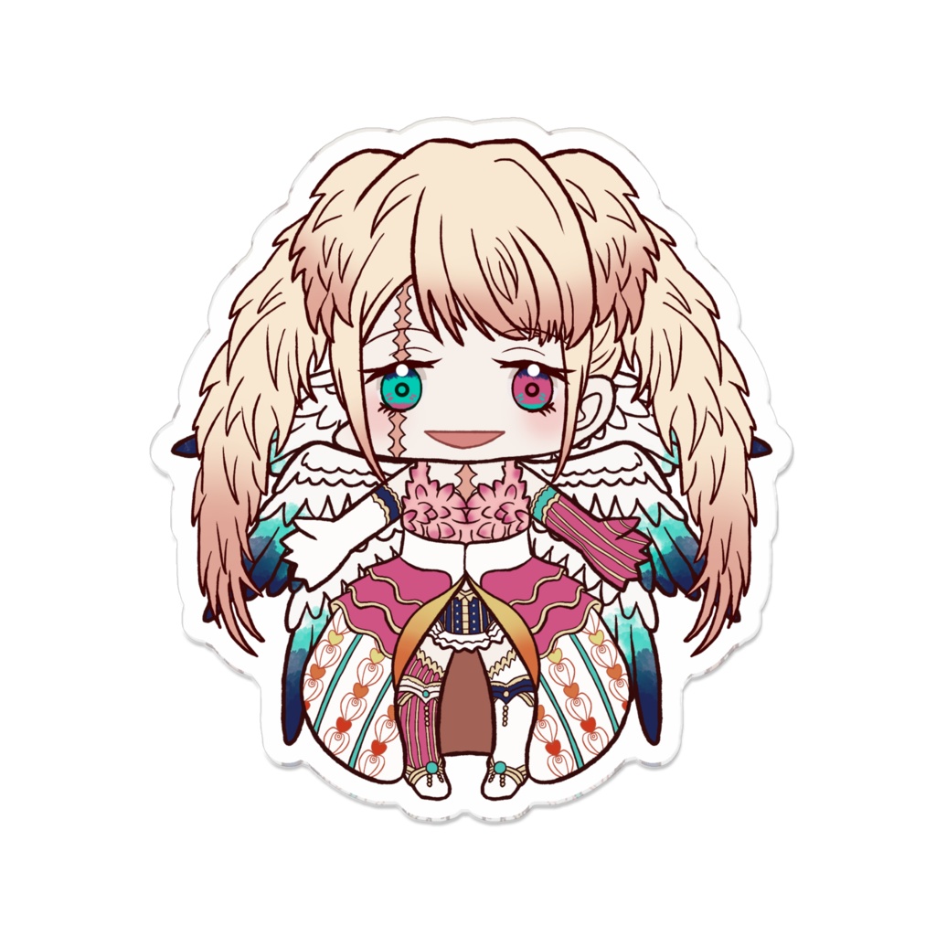 ルル(女体)_アクリルバッジ