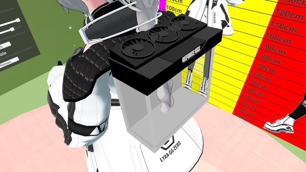 【VRChat想定】フレンドといっしょに旅できる水槽リュック【無料】