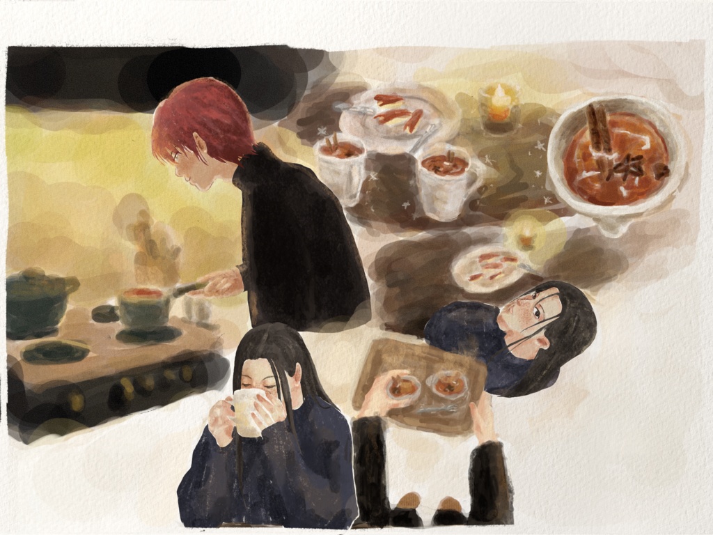 イラスト集『SUPPER BEFORE THE END』