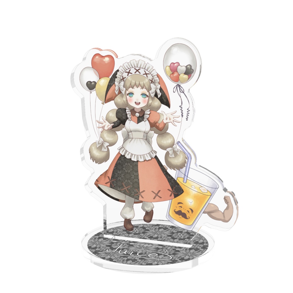 ジュース大臣アクリルフィギュア(女の子家臣)