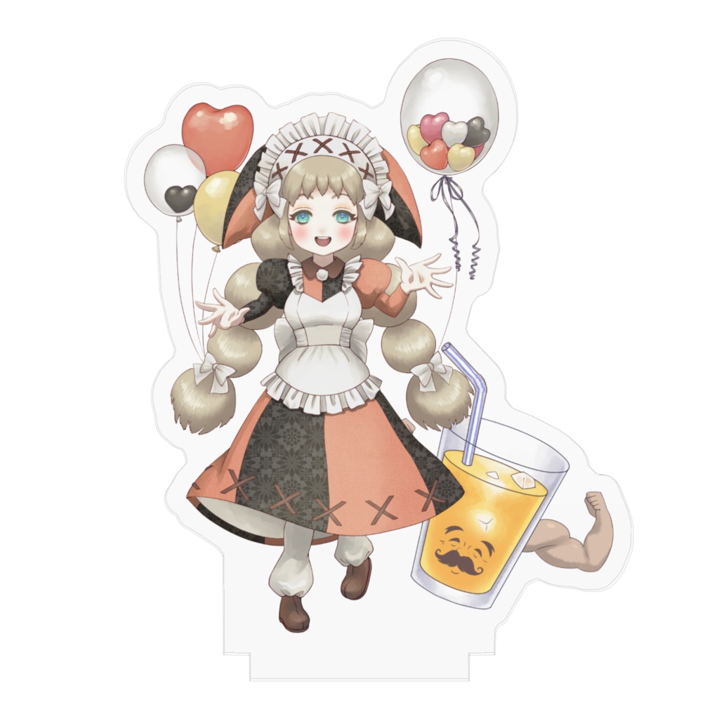ジュース大臣アクリルフィギュア(女の子家臣)