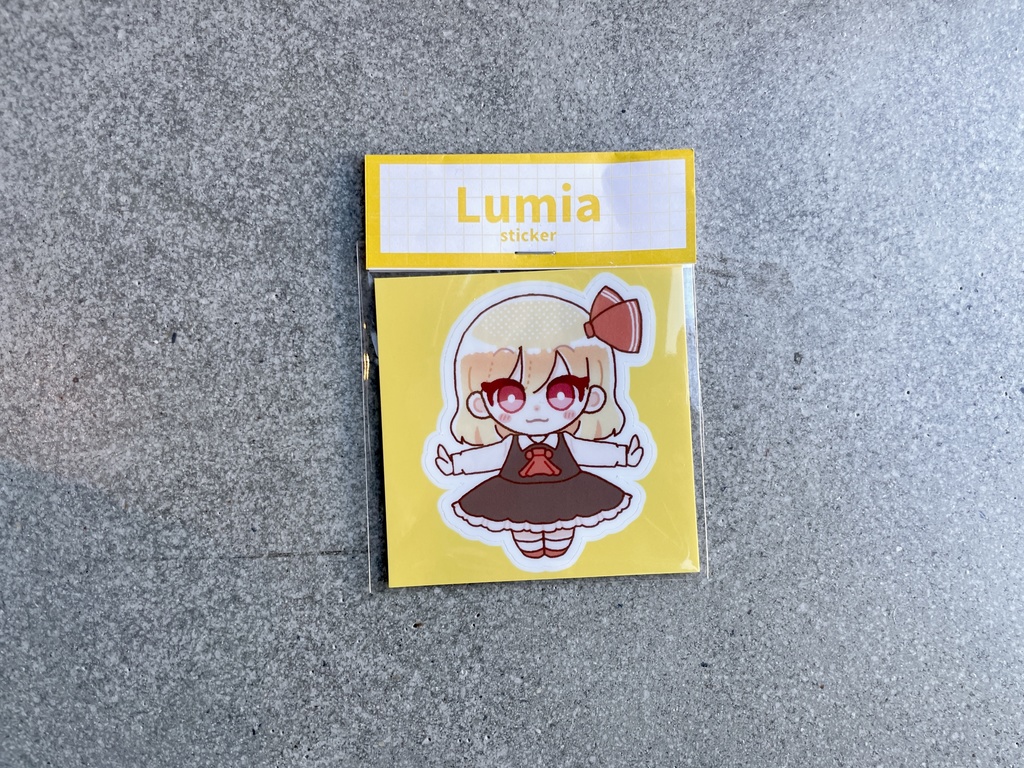  ୨୧+゜ルーミア　ステッカー゜+୨୧