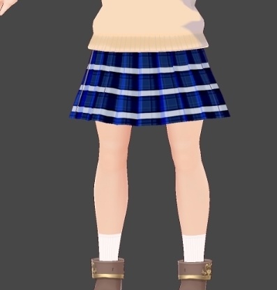【VRoid】スカートテクスチャ11枚【制服風スカート】