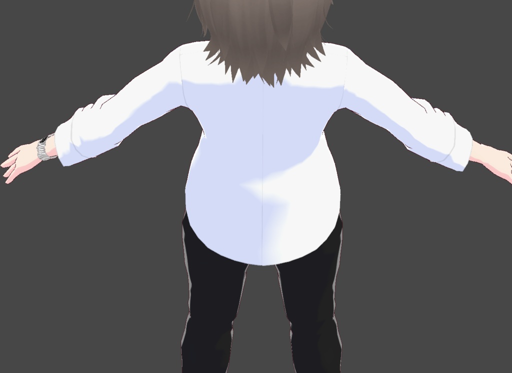 【VRoid】Yシャツ風_テクスチャ2種類【無料版】