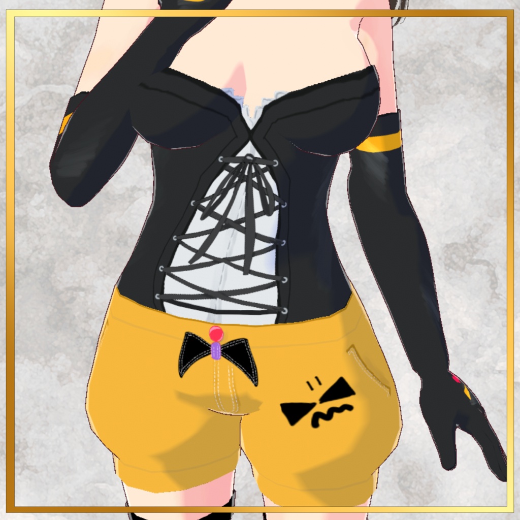 【VRoid / FREE】ハロウィン衣装テクスチャ|Halloween Outfit Texture Set