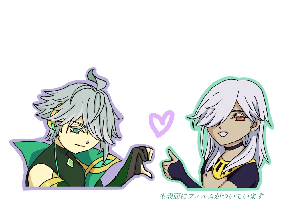 アルセノ磁石でくっつくアクキーセット