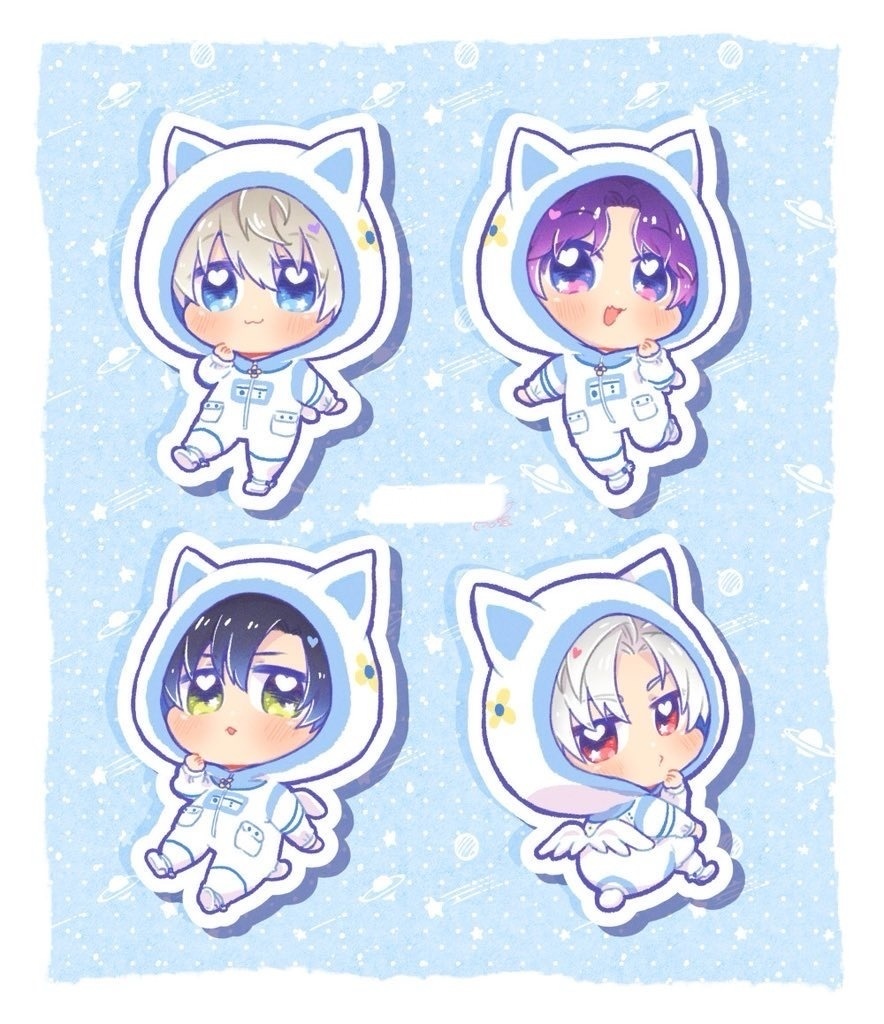 恋と深空ミニキャラシール