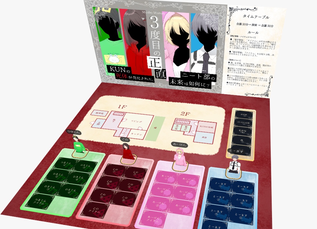 【マーダーミステリー】3度目の正直(4人用)