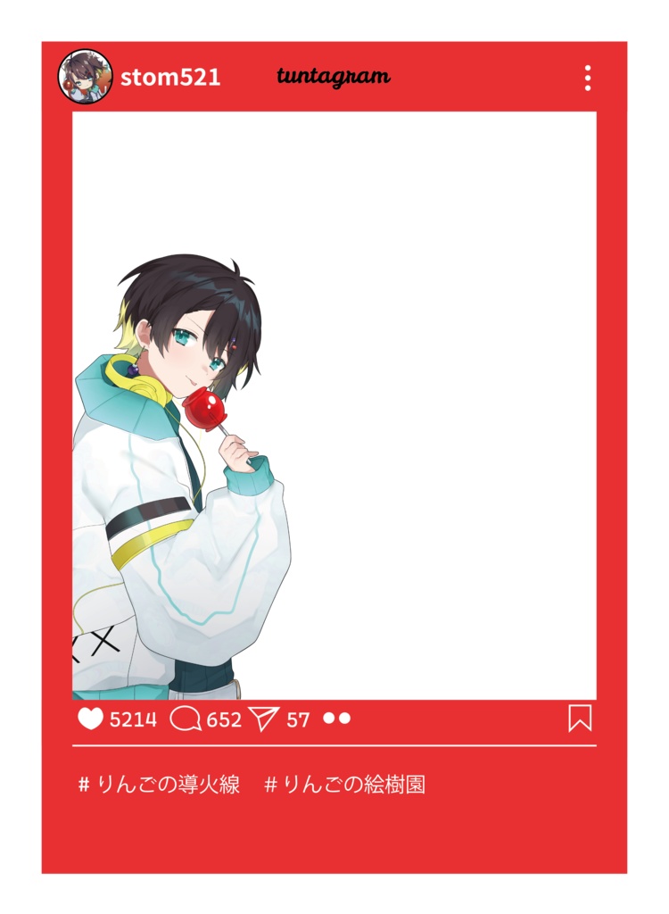 【受注生産】≪12周年記念≫インスタ風アクリルカード2枚組