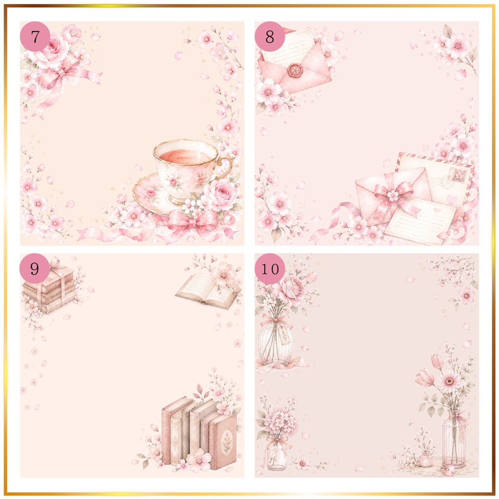かわいらしいメッセージカード