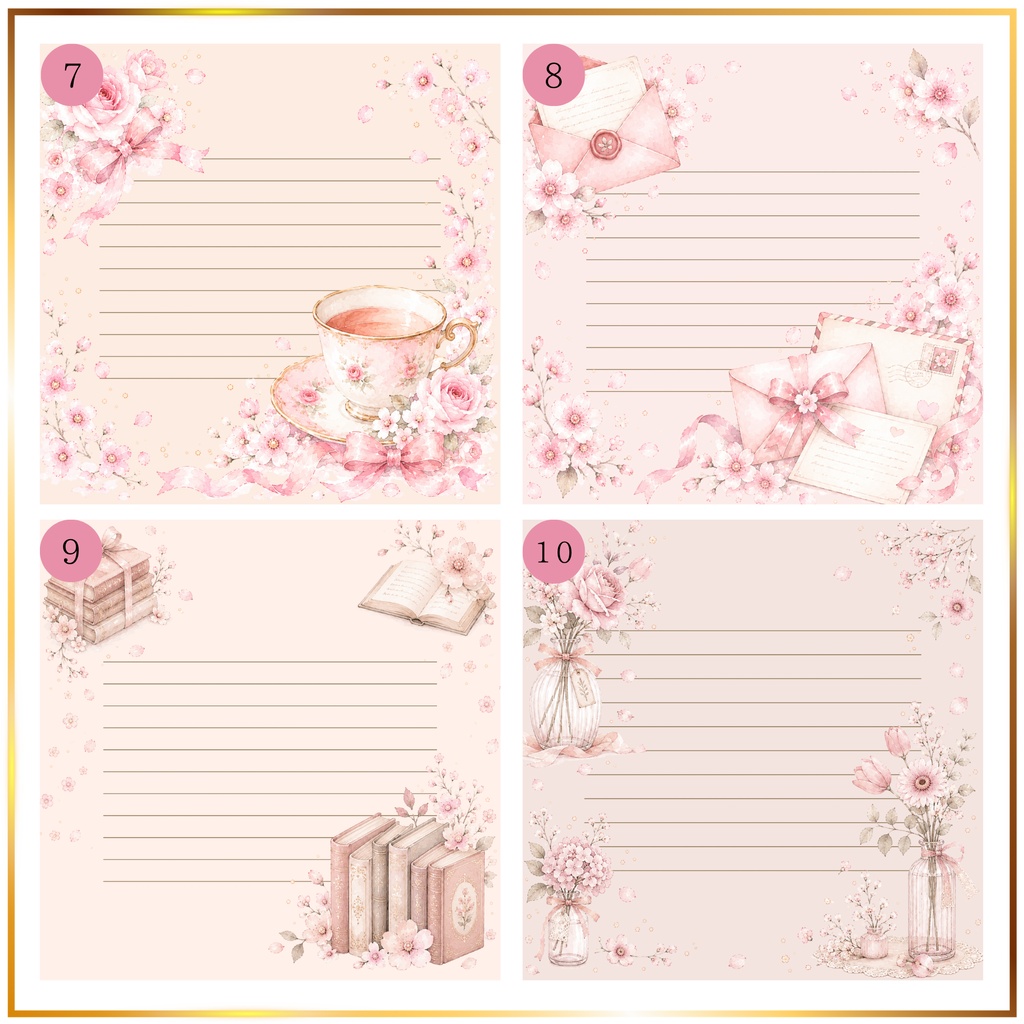 かわいらしいメッセージカード