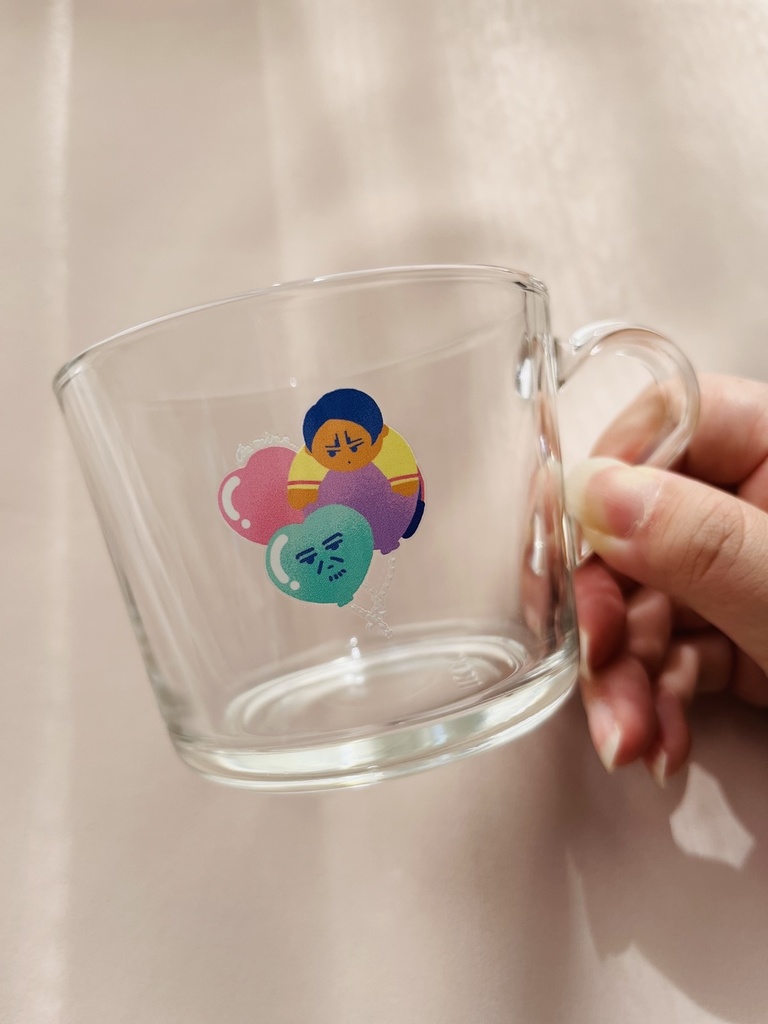 風船ガラスマグカップ