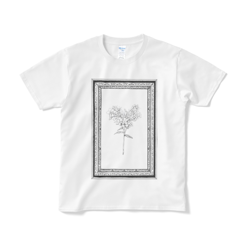 額縁お花Tシャツ