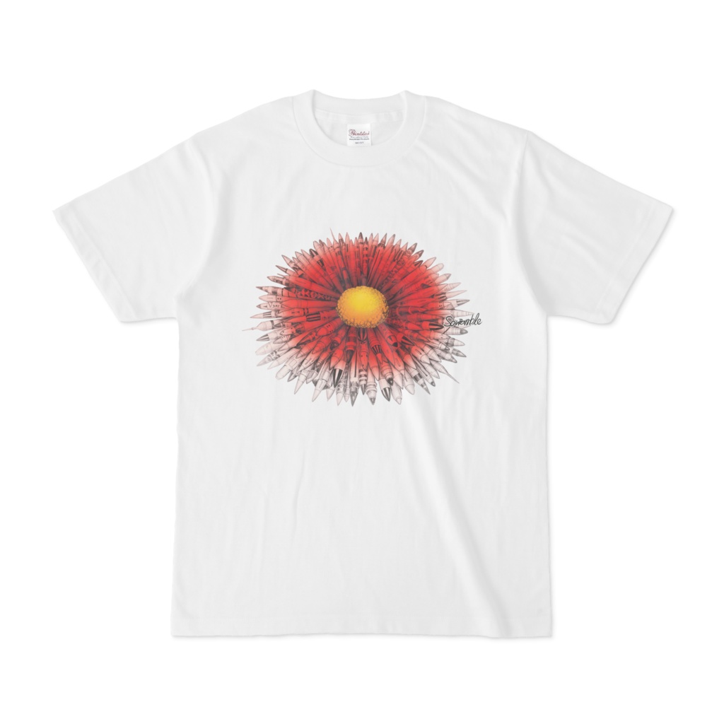 平和の花Tシャツ（カラーver）