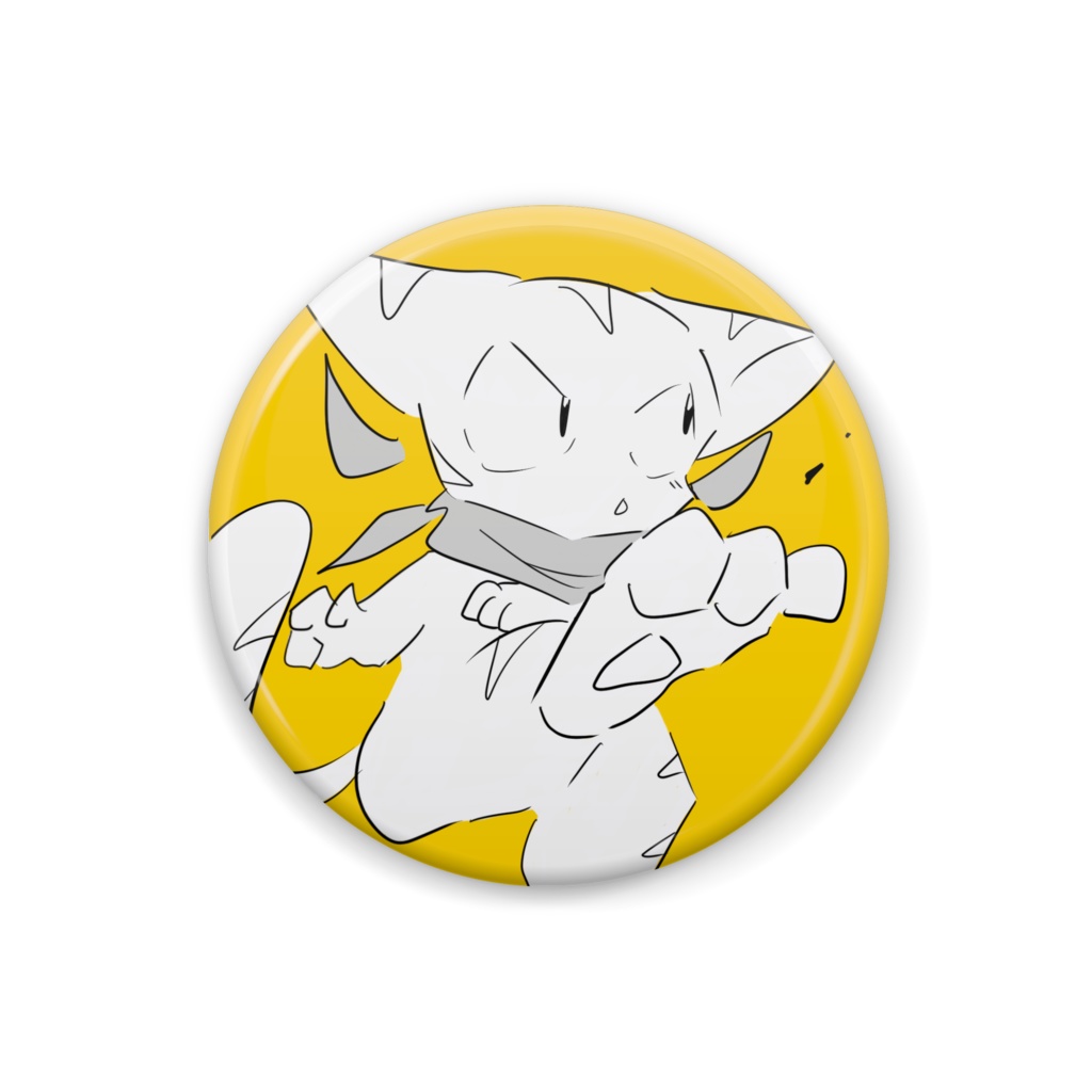 あめにゃん缶バッチ