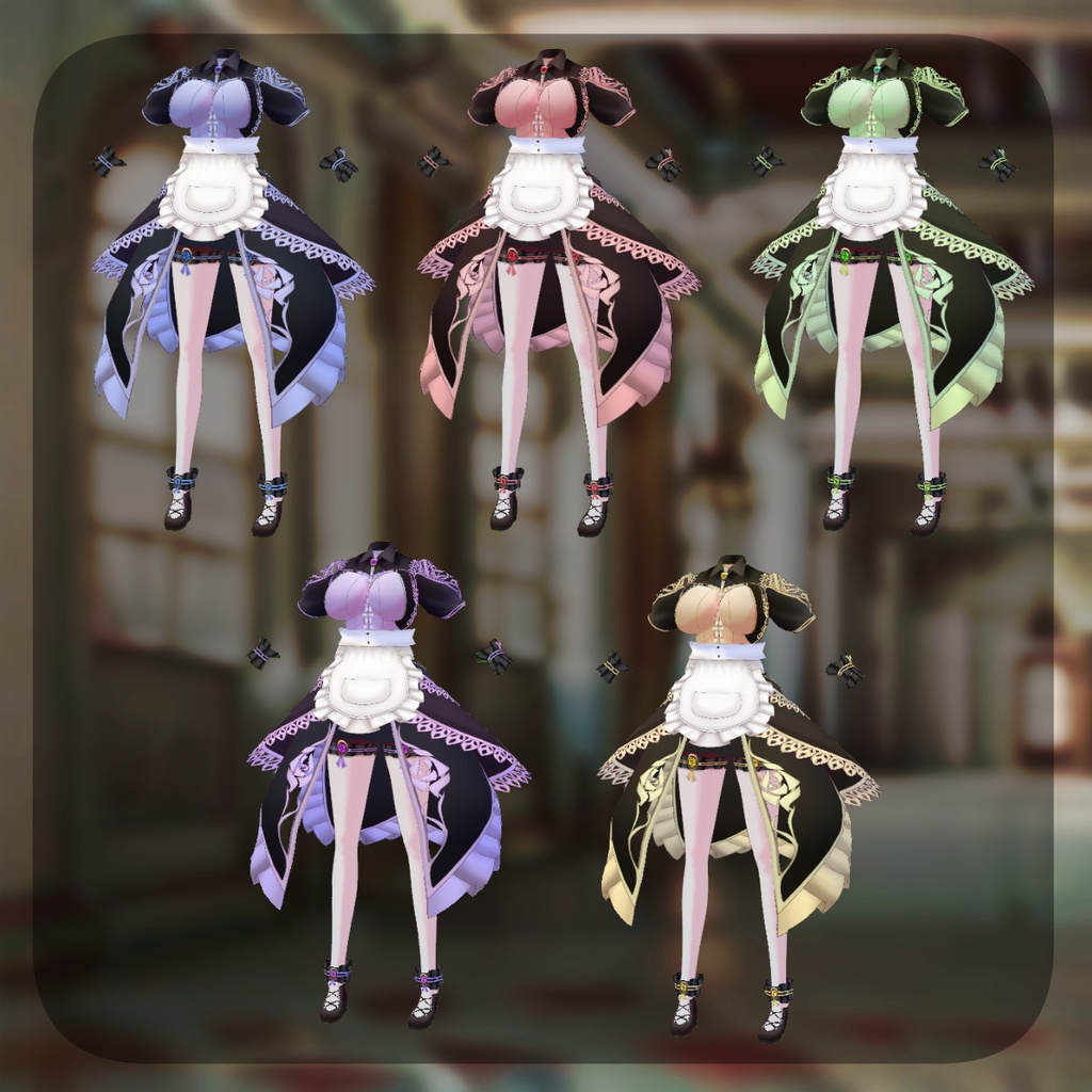 Vroid用テクスチャ オープンメイドセット