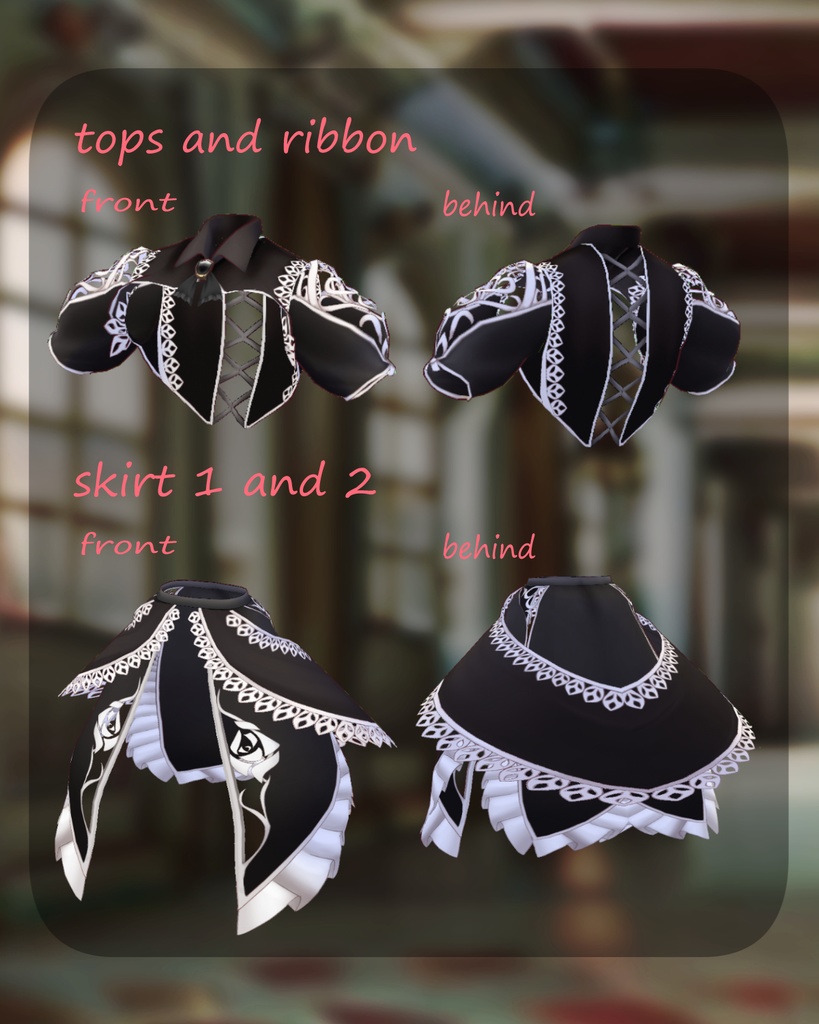 Vroid用テクスチャ オープンメイドセット