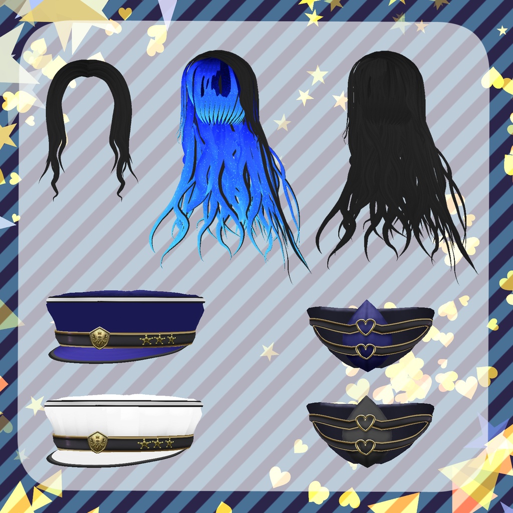 【VRoid】軍服女子高生ちゃん【衣装】