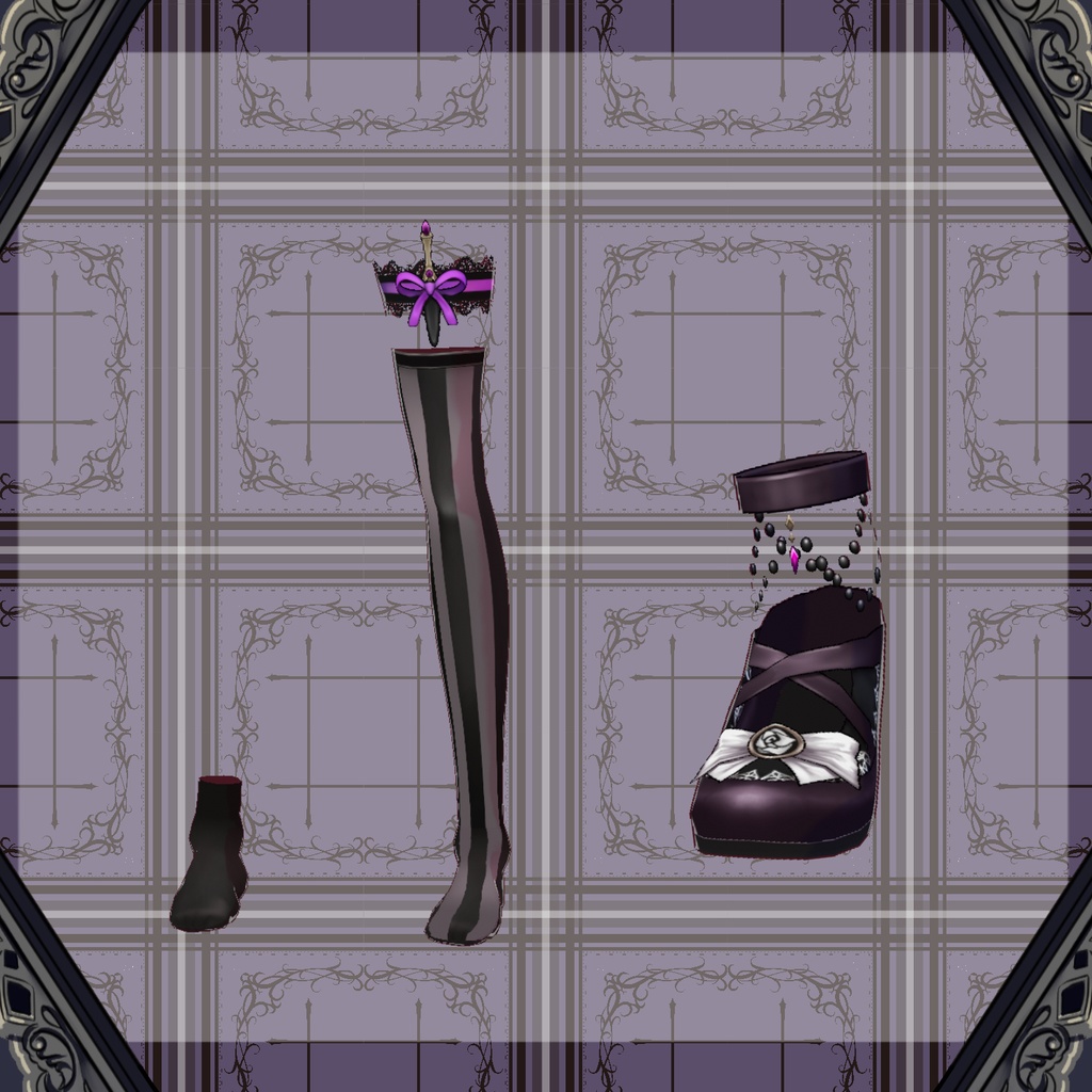 【Vroid】毒林檎のドレス【衣装】