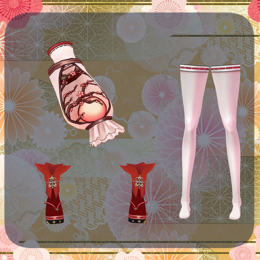 【Vroid】海月巫女の衣装【巫女服】