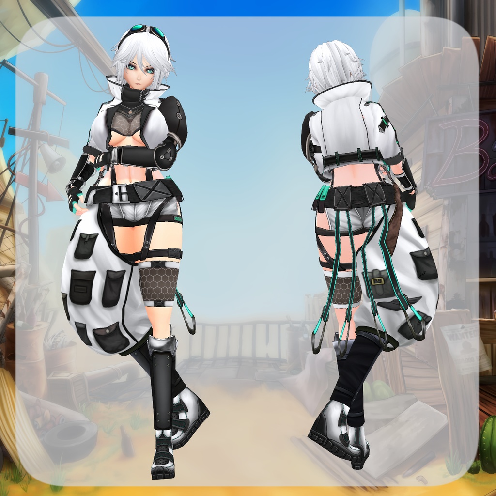 【Vroid】砂漠の狩人【衣装】