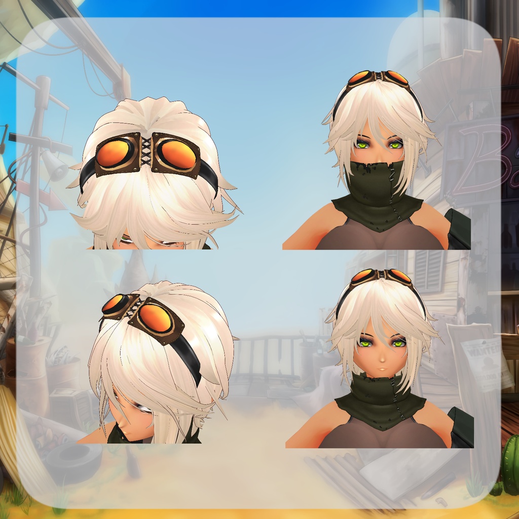 【Vroid】砂漠の狩人【衣装】