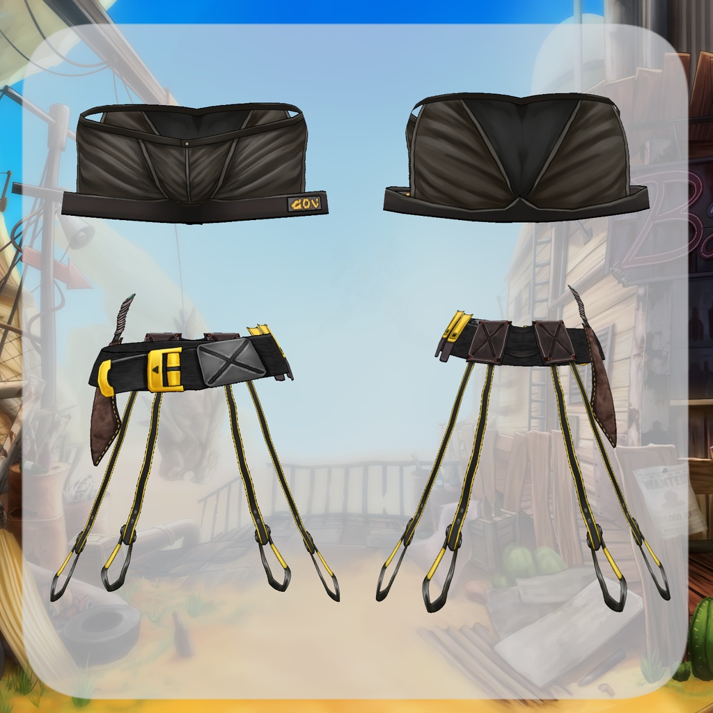 【Vroid】砂漠の狩人【衣装】