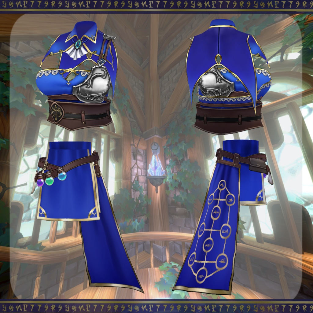 【Vroid】錬金魔女【魔女衣装】