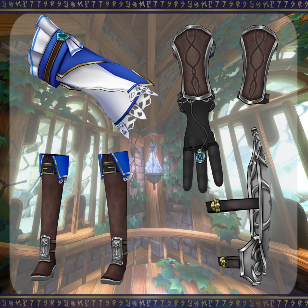 【Vroid】錬金魔女【魔女衣装】