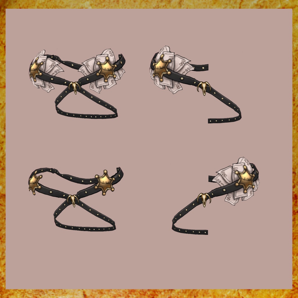 【Vroid】セクシーシェリフ【衣装】