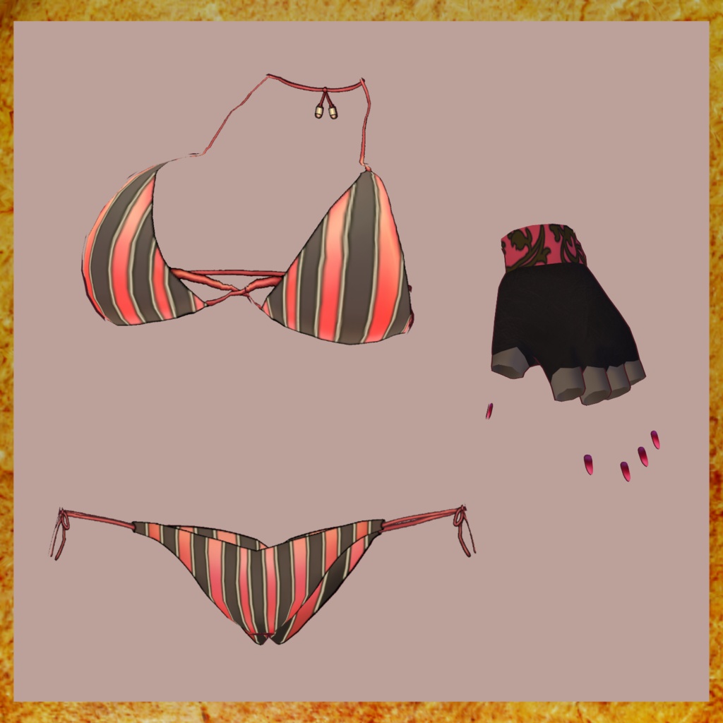 【Vroid】セクシーシェリフ【衣装】