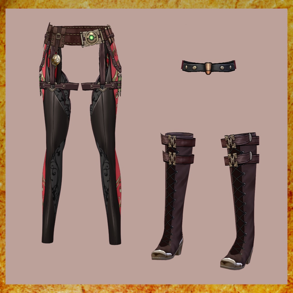 【Vroid】セクシーシェリフ【衣装】