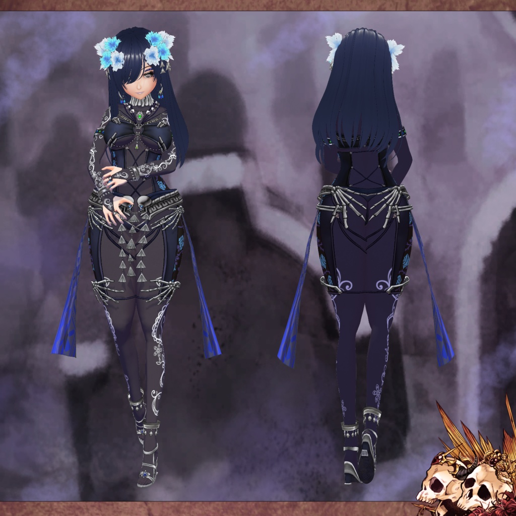 【Vroid】カラベラの魔女【衣装】