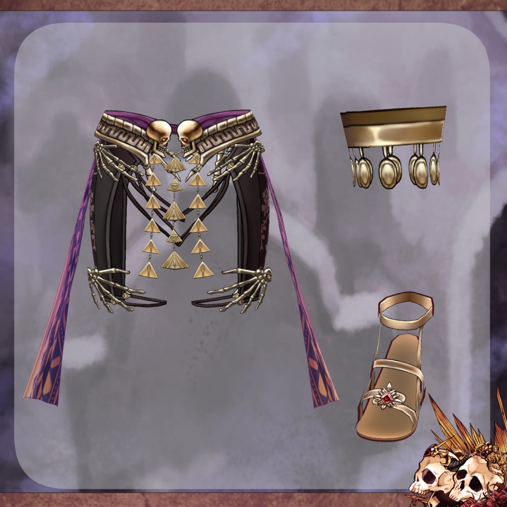 【Vroid】カラベラの魔女【衣装】