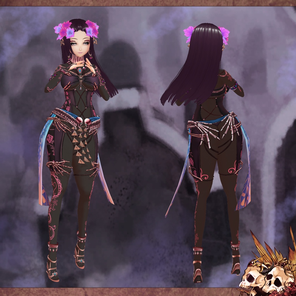 【Vroid】カラベラの魔女【衣装】