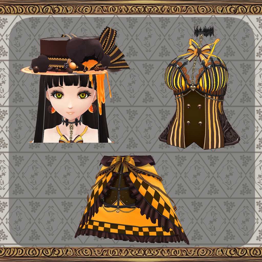 【Vroid】緋檻屋 1周年記念コスチューム